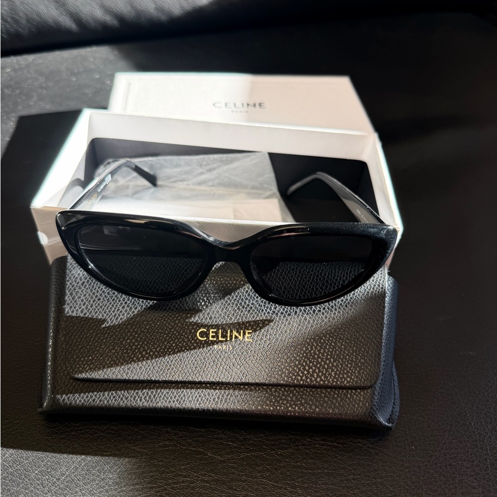 Celine Glossy Black Sunglasses